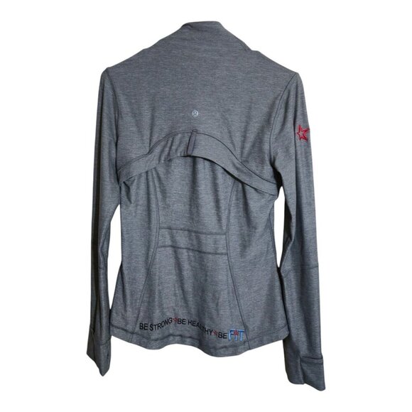 Lululemon Jacket Women's 6 Gray Define Luon Athleisure Sportswear Gym Crossfit - Picture 1 of 6